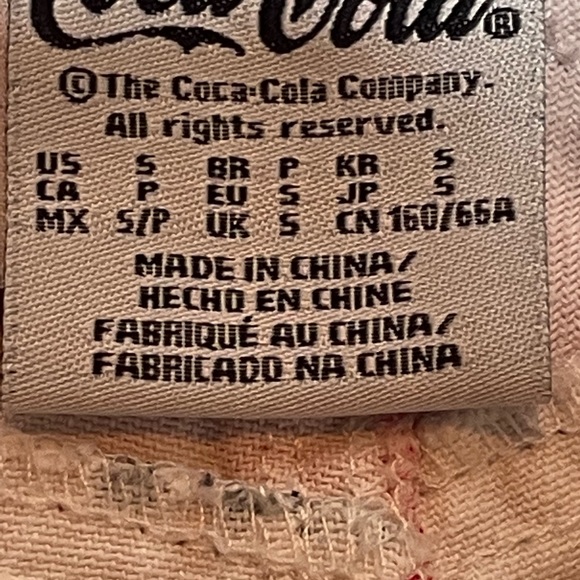 Coca-Cola Denim Cut-Off Short Shorts Size S - Picture 7 of 9